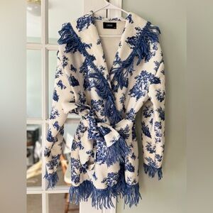 Coat / fringe cardigan Cider